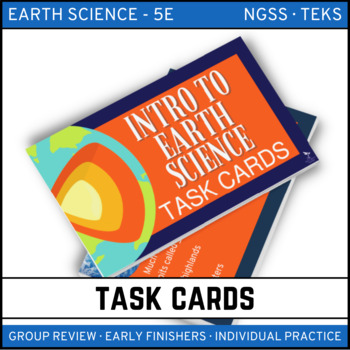 Preview of Intro to Earth Science Task Cards