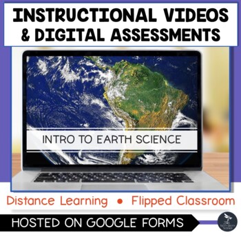 Preview of Intro to Earth Science Instructional Videos & Digital Quiz