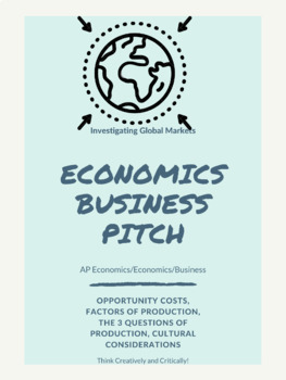 Preview of Intro to Economics: Business Pitch