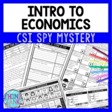 Intro to Economics Reading Comprehension CSI Spy Mystery -
