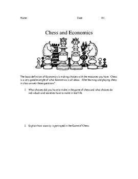 What chess can teach us about economics