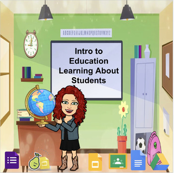 Preview of Intro to Education Learning About Students Unit