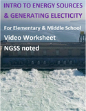 Intro to Energy Sources and Generation. Video sheet, Canva
