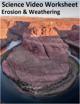 Preview of Intro to Erosion & Weathering. Video sheet, Google Forms, Easel & more (V3)