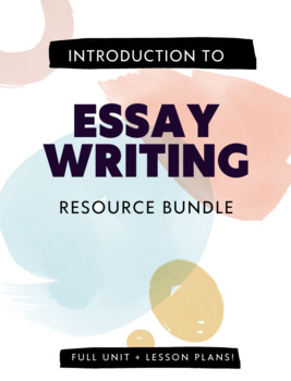 Preview of Intro to Essay Writing BUNDLE!