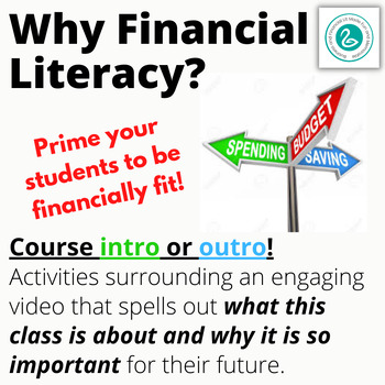 Preview of Financial Literacy | Intro and/or Review | Engaging VIDEO and Activity