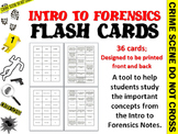 Intro to Forensic Science Flashcards *FREE
