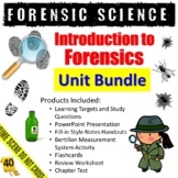 Intro to Forensic Science Unit Bundle