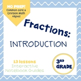 Intro to Fractions (enVision Topic 12) Interactive Notebook