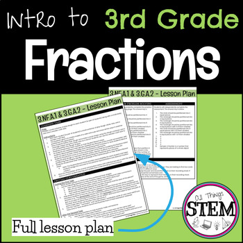 Preview of Intro to Fractions - Third Grade Math Unit