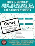 Intro to Genres of Literature and Using Text Structure to 