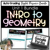 Intro to Geometry - Google Forms Bundle