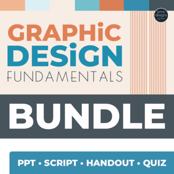 Preview of Intro to Graphic Design BUNDLE for Middle, High School, Adults
