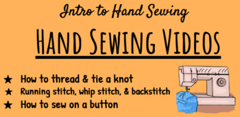 Preview of Intro to Hand Sewing Videos