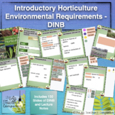 Intro to Hort. 9th Ed -Environmental Requirements- DINB an