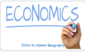 Preview of Intro to Human Geography- Economic Systems Google Slides