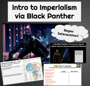 Preview of Intro to Imperialism via Black Panther