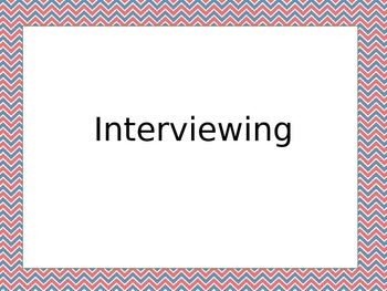 Preview of Intro to Interviewing for Yearbook Staff