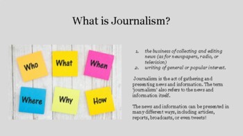Intro to Journalism for Kids (PDF) by Mossflower Academy with Astrid Turner