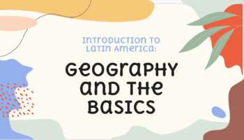 Preview of Intro to Latin America: Geography and the Basics Notes Bundle