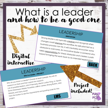 Preview of Intro to Leadership Digital Interactive Google Slides (Distance learning!)