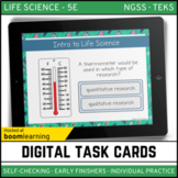 Intro to Life Science Digital Task Cards - Boom Cards