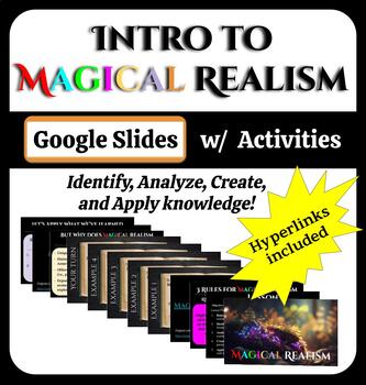 Preview of Intro to Magical Realism - Google Slides - Editable - A Man With Enormous Wings