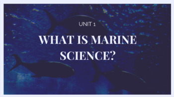 Preview of Intro to Marine Science Presentation - *EDITABLE*