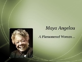 Intro to Maya Angelou PowerPoint