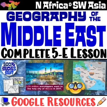 Preview of Intro to Middle East Geography 5-E Lesson | Explore N Africa SW Asia | Google