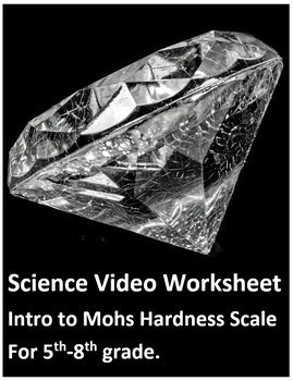 Preview of Intro to Mohs Hardness Scale. Video sheet, Google Forms, Canvas, Easel & more V3