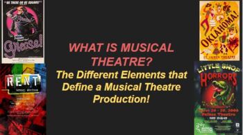 Preview of Intro. to Musical Theatre - "What is Musical Theatre?" (Complete Bundle Unit)