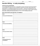 Intro to Narrative Writing Packet
