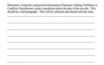 Intro to Of Mice and Men- Probable Passage- Making Predictions- Digital ...