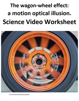 Preview of Intro to the wagon-wheel effect. Video sheet, Google Forms & more (V2)