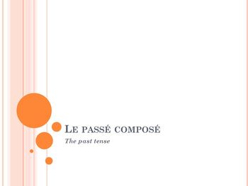Preview of Intro to Passe Compose