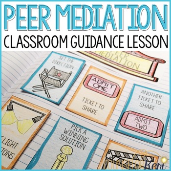 Preview of Peer Mediation Activity: Classroom Guidance Lesson for Resolving Peer Conflicts