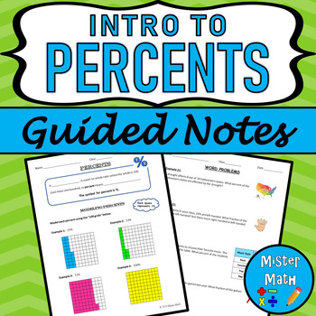 Preview of Intro to Percents Guided Notes