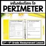 Intro to Finding Perimeter of Rectangles, Perimeter Notes 