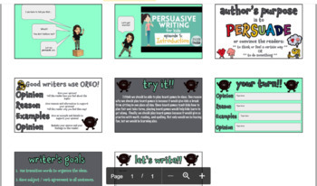 Preview of Intro to Persuasive Writing (OREO and more!)