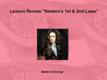 Preview of Intro. to Physics Lesson II ActivInspire Review "Newton's First & Second Laws"