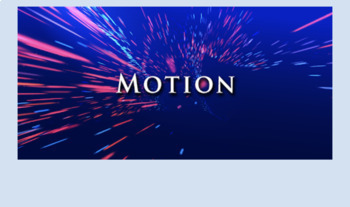 Preview of Intro to Physics - Webquest - Motion