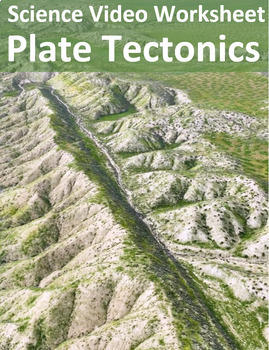Preview of Intro to Plate Tectonics. Video sheet, Google Forms, Easel & more (V2).