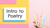 Intro to Poetry and figurative language (interactive slideshow)