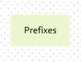 Intro to Prefixes Power Point for Intermediate Grades Revi