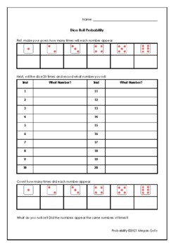 dice roll probability table to calculate the - Stock Illustration  [86106346] - PIXTA