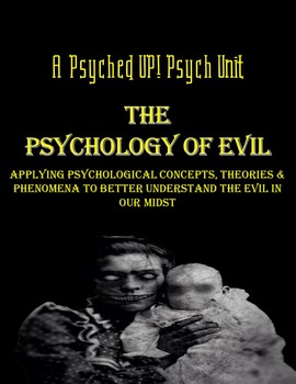 Preview of Intro to Psych: The Psychology of Evil Unit