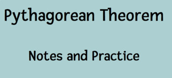 Preview of Intro to Pythagorean Theorem Interactive Notes and Practice BUNDLE