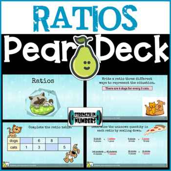Preview of Intro to Ratios Digital Activity for Google Slides/Pear Deck