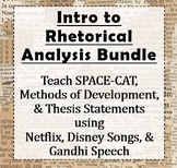 Intro to Rhetorical Analysis: SPACECAT, Methods of Develop